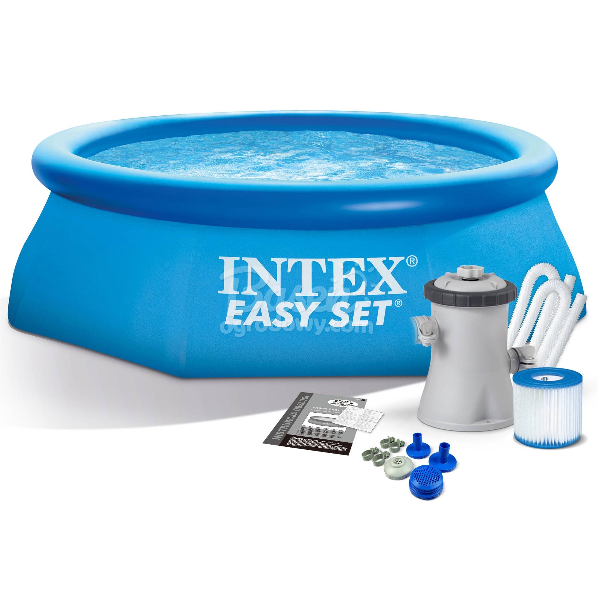 Basen ogrodowy rozporowy 244 x 76 cm 3w1 INTEX 28112