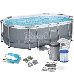 Basen ogrodowy stelażowy 305 x 200 x 84 cm 10w1 Bestway 5614A