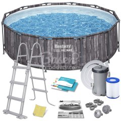 Basen ogrodowy stelażowy 366 x 100 cm 10w1 Bestway 5614X