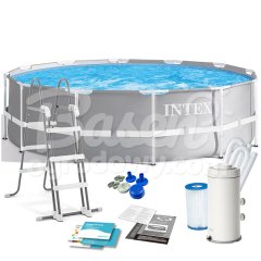 Basen ogrodowy stelażowy 366 x 99 cm 4w1 INTEX 26716GN