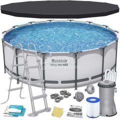 Basen ogrodowy stelażowy 427 x 122 cm 12w1 Bestway 5612X