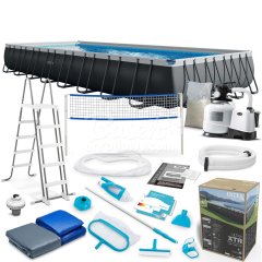 Basen ogrodowy stelażowy 975 x 488 x 132 cm 16w1 INTEX 26378