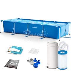 Basen stelażowy 450x220x84cm 10w1 Intex 28274