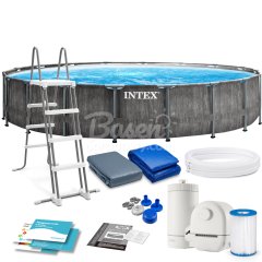 Basen stelażowy 549x122cm 12w1 Intex 26744