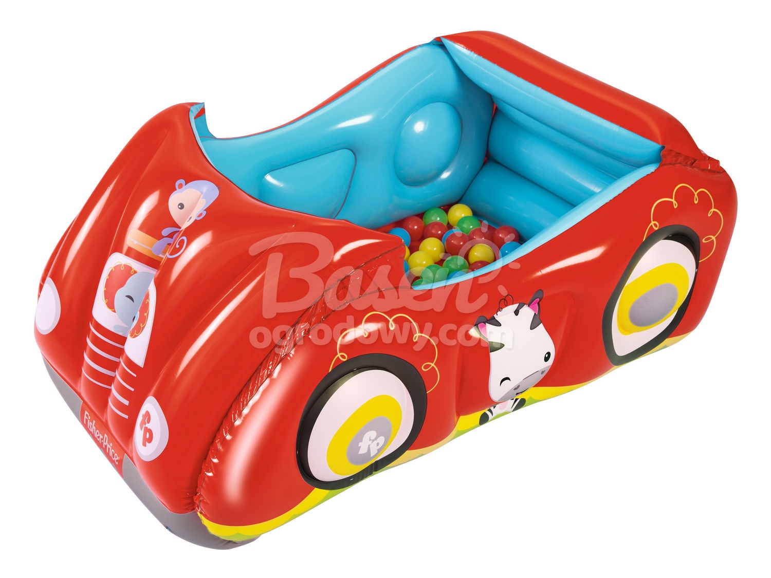 Kojec Samochód + piłki 119 x 79 x 51 cm Bestway 93520