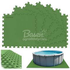 Mata piankowa pod basen puzzle 50 x 50 cm 8 szt