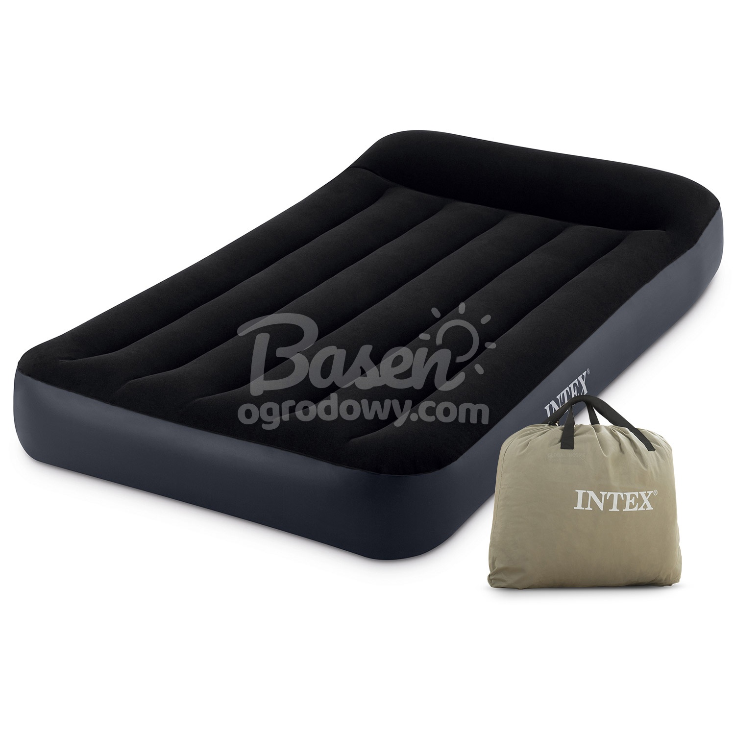 Materac dmuchany Pillow Rest Twin 191 x 99 x 25 cm INTEX 64141