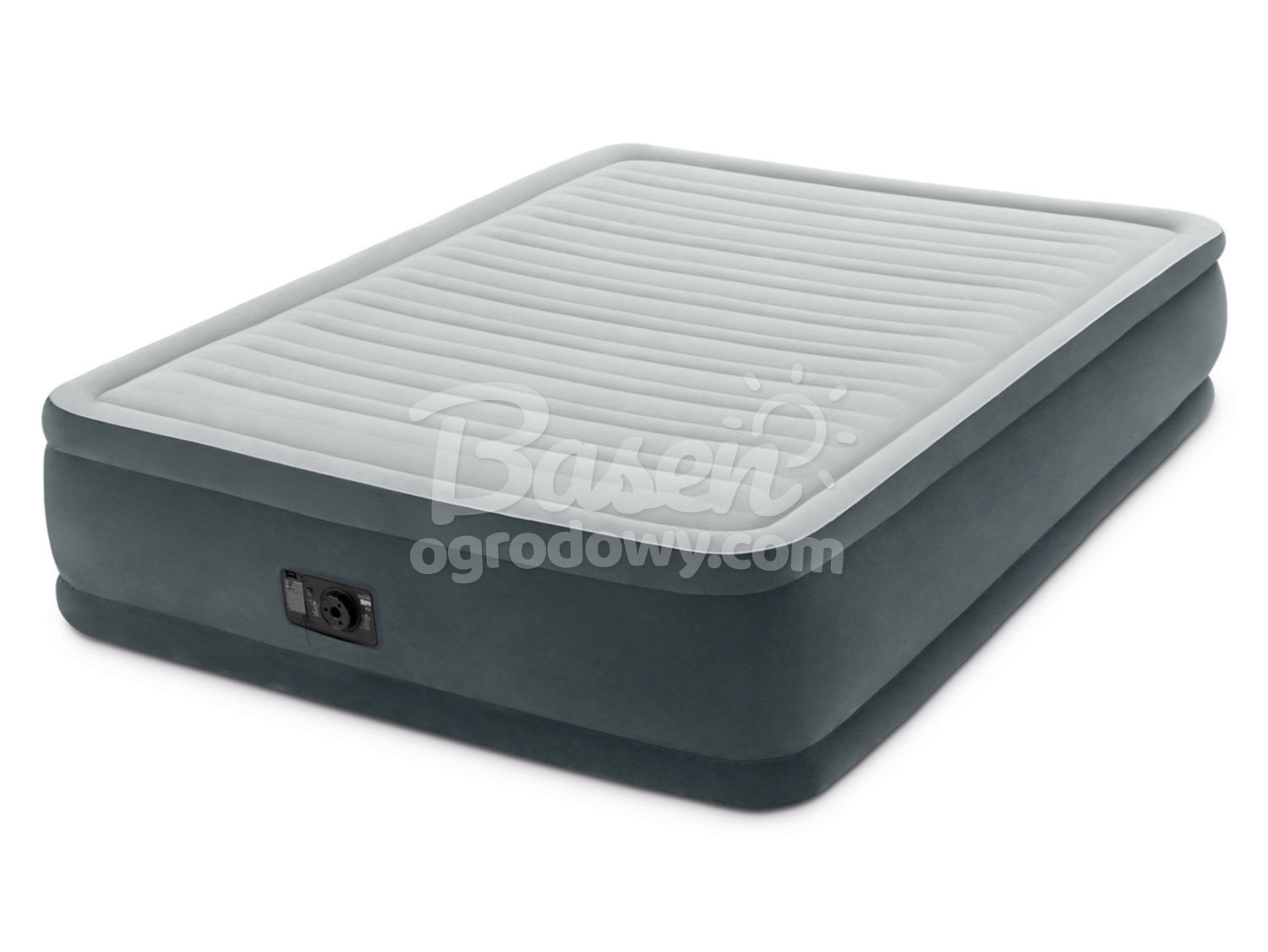 Materac welurowy z pompką elektr. 203 x 152 x 46 cm INTEX 64414