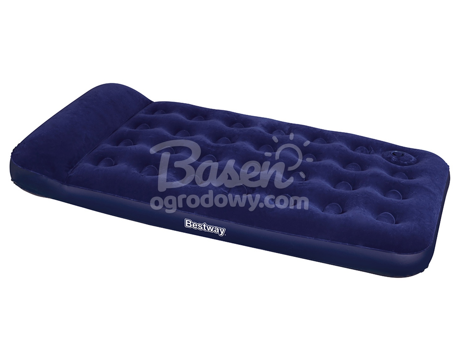 Materac welurowy z pompką nożną 188 x 99 x 22 cm Bestway 67224