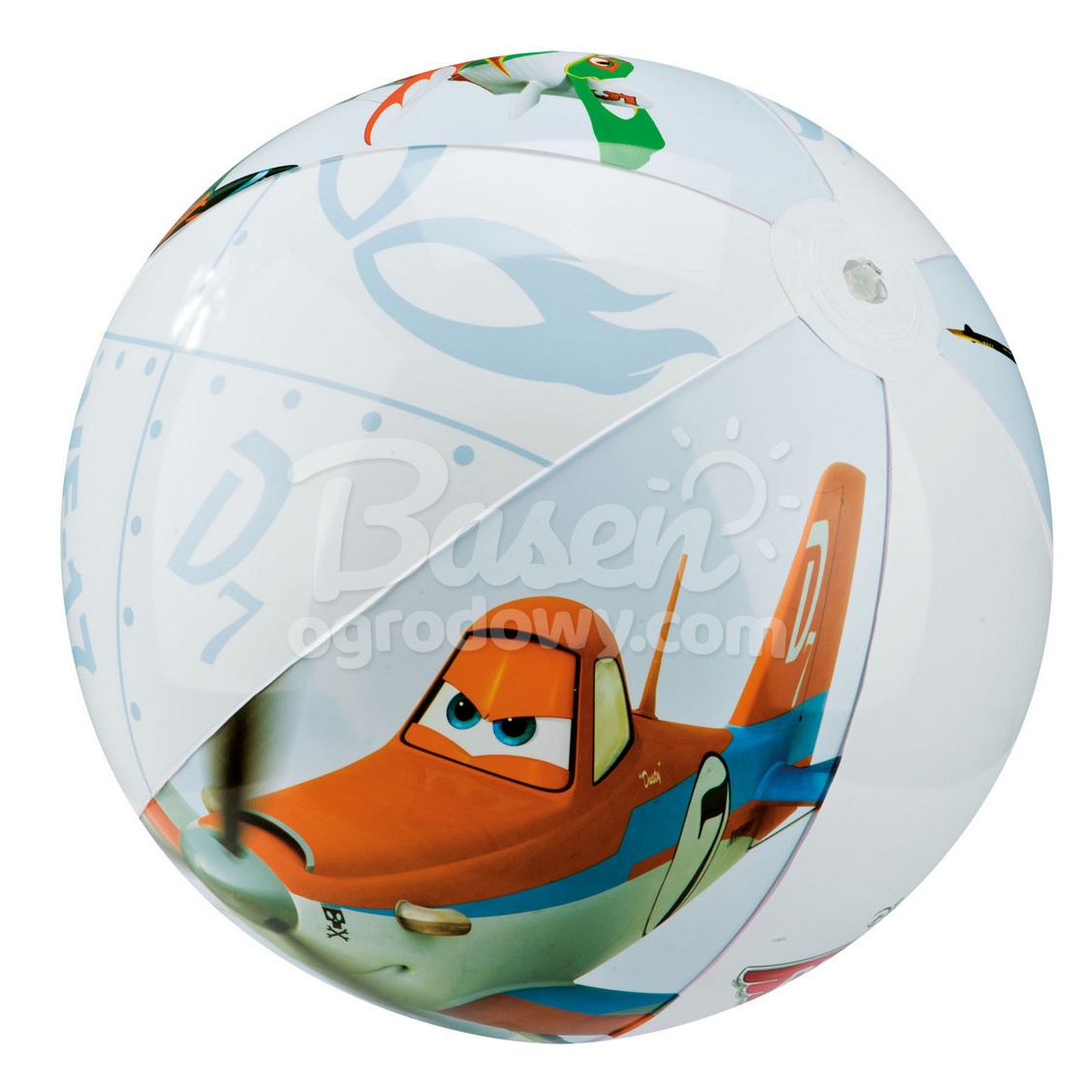 Piłka plażowa Samoloty 61cm INTEX 58058